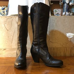 b.ø.c(Born) tall black riding boots
